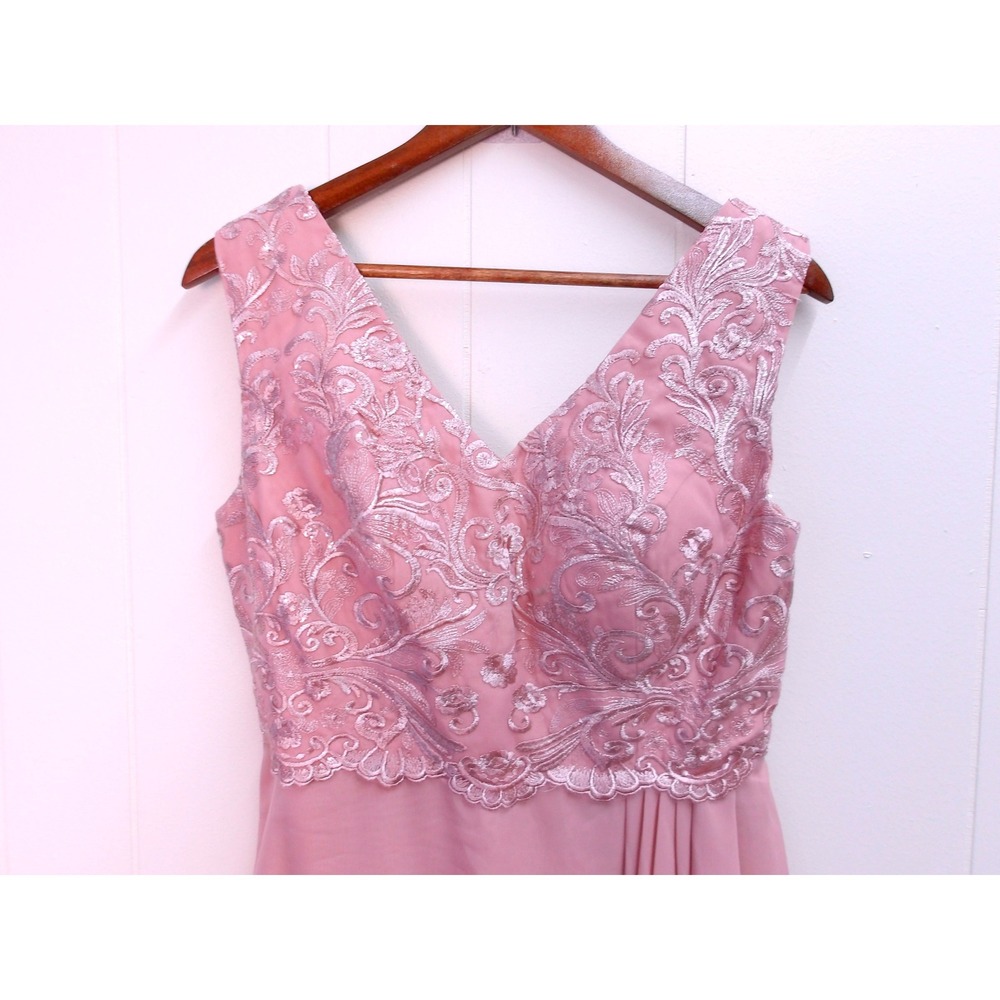 Elegant Dusty Rose Dress Lace 2pc‎ Evening Mother of Bride /Groom Dress 12/ 9227